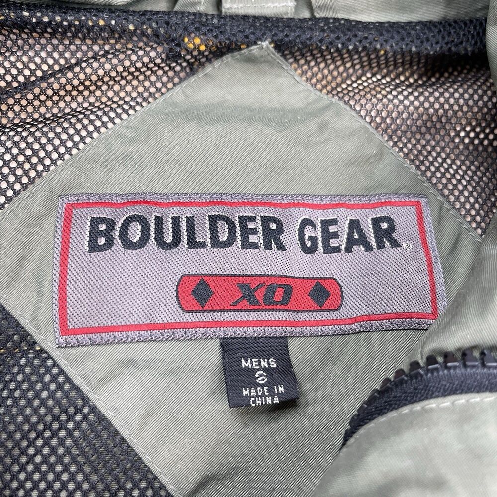 Boulder Gear XO Jacket Mens Small Ski Snow Utility Multi Pocket Yellow - Picture 7 of 16